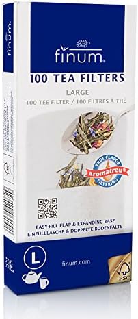 Finum 100 Tea Filters, Paper, White, 82 x 182 cm, 60/420.72.00