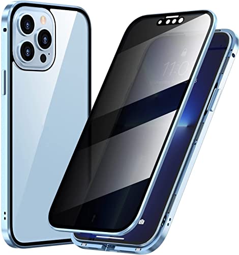 Coque anti-peep iPhone 13 avec adsorption magnétique et verre 360