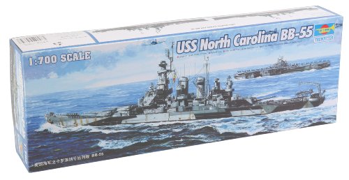 Trumpeter 1:700 USS Caroline du Nord BB-55 maquette de navire de guerre