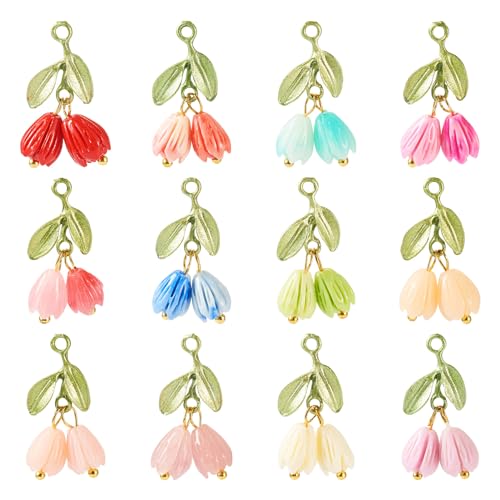 Cheriswelry 12 t[`[ s[Yt[obh_Oy_g [tt 26mm DIY lbNX CO uXbg WG[p, , ΂Ȃ