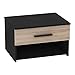 Produktbild Demeyere Effy Set 2 Nachttisch 1 Schublade, Sonoma Eiche/Schwarz, 55,4 x 42 x 34,8 cm (BxTxH)