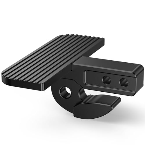 NUOVEPE Hitch Step with Slider for 2-In Receiver - Black