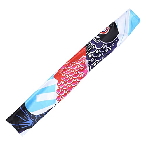 Drapeaux muraux de carpe en satin pour habiller un mur extérieur vide - 5