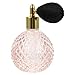 FRCOLOR Bouteille de Parfum en Cristal 100 ML Bouteille de Parfum Vintage avec Pulvérisateur à Bille Bouteille en Verre Vide Rechargeable Bouteille Atomiseur Rose
