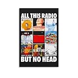 Generisch Radio Poster H-ead Music Rock Band Collage Album 