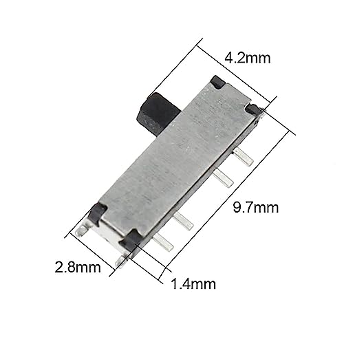 Interrupteur à bascule micro SMD pour réparation de circuits imprimés 8 broches On-Off-On - 5