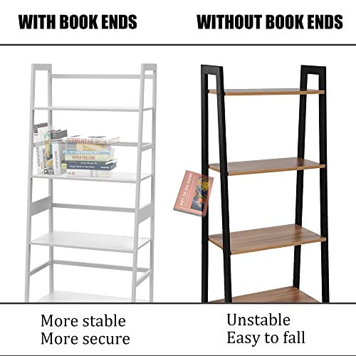 Wtz Bookshelf Book Shelf, Bookcase Storage Shelves Book Case, Ladder Shelf For Bedroom, Living Room, Office Mc-801(White) #TOP5