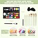 Pintada 26 Color Face Painting Kit for Kids - Non-Toxic Water Activated Face Paint Palette with Brush, Stencils, Gems - For Halloween, Carnivals, Costume Parties, Body Art, Fairs & Creative Events.