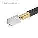 uxcell Glass Cutter 5-12mm, Pencil Style Oil Feed Carbide Tip Black Metal Handle for Glass Tiles Mirror Cutting