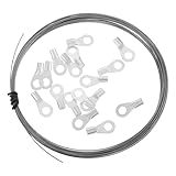 CIYODO Elektrische Heißsiegelstreifen und Heizelementhalterung 0,8mm Draht 5 Meter mit...