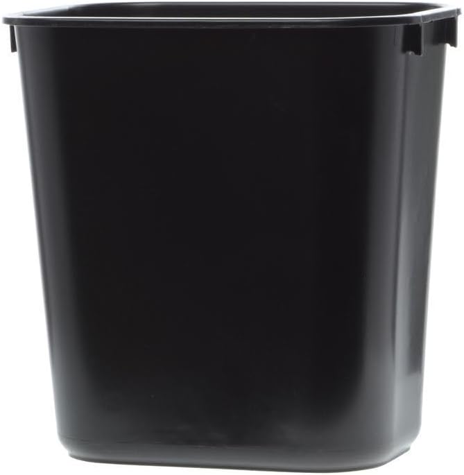 RubbermaidWaste Basket Black 13Qt, 46734