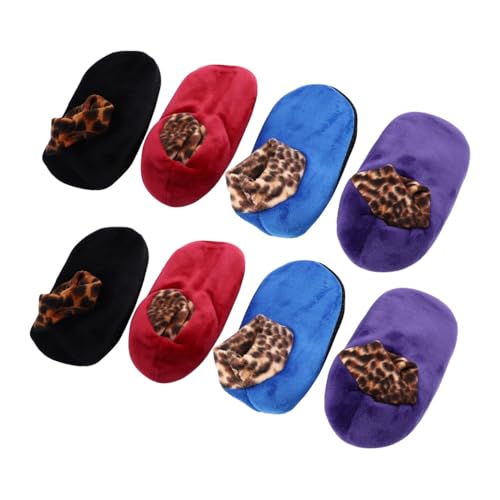 Calcetines de piso antideslizantes unisex 4 pares térmicos de invierno