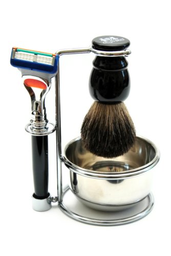 Razor MD FX99 - Set da barba, colore: Nero