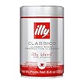 illy Coffee, Classico Ground Coffee, Medium Roast, 100 Percent Arabica Coffee Beans, 250 g