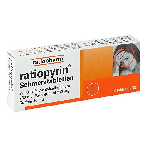 RATIOPYRIN Schmerztabletten 20 St