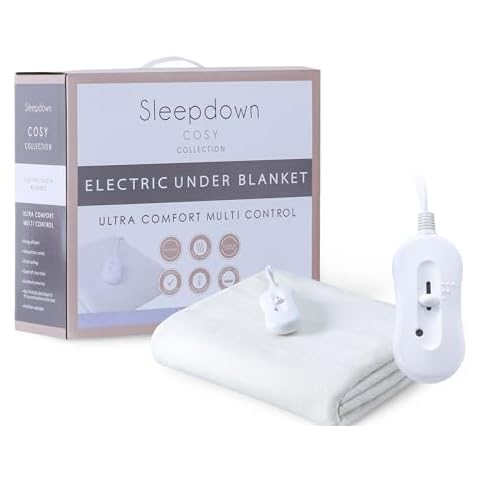 Sleepdown Electric Underblanket with Overheat Protection Cover