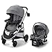 Graco Modes Pramette Travel System, 3-in1 Modular Carseat Stroller Combo, Infant Car Seat Carrier to Toddler Stroller, Includes the SnugRide 35 Car Seat, Ellington