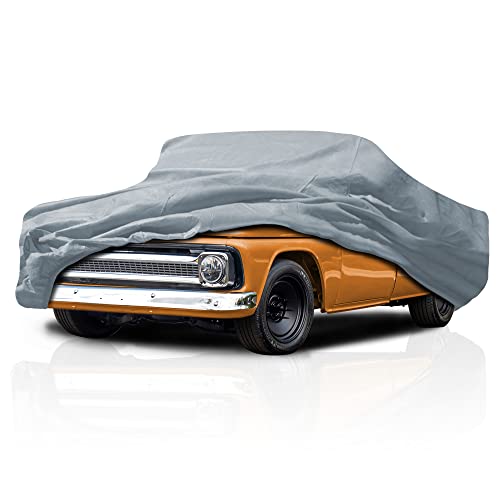 5 Layer Semi Custom Full Coverage Truck Car Cover for Chevrolet Chevy 1967-1972 C10 Standard Cab 6.5' Short Bed All Weather Protection Breathable Dust Scratch, Dust, Snow Shield