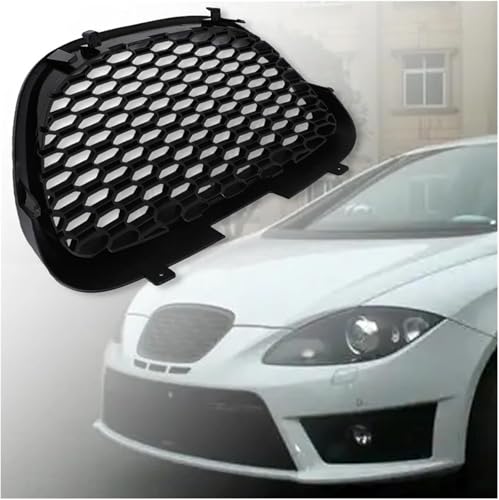 Parrilla delantera para Seat Leon MK2 1P 06-09 y rejilla de capó tipo riñón 5