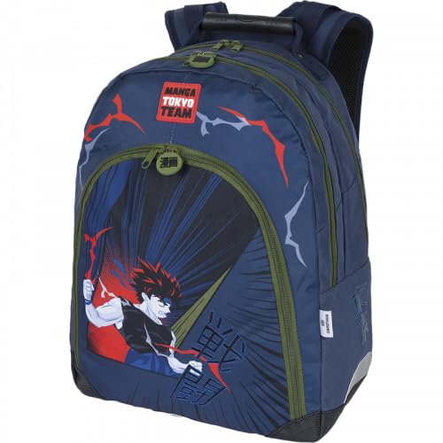 Oberthur - 1 Sac a Dos 2 Compartiments MANGA - Dimension 32 x 42 x 24,5cm