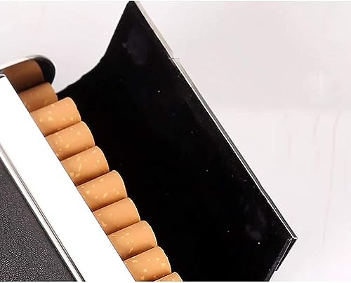 Roestvrijstalen sigarettenetui, creatieve mannen en vrouwen, universeel zakelijk cadeau, sigarettenetui, cigarette cases, koffie - Afbeelding 4