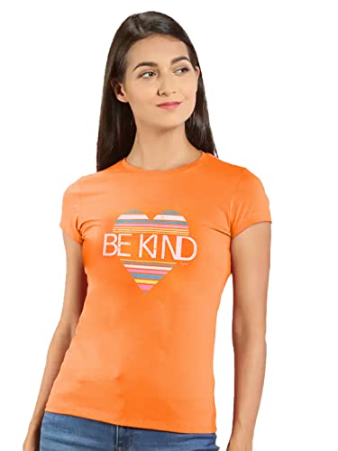 Image of Lyra Women's Cotton Regular Fit T-Shirt