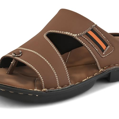 Image of Centrino Sandal for Men | Grip Insole for Stability | slippers /sliders for men |mens sandals casual | sandals for men | Modern Look with Straps | Comfortable Footwear (9266)