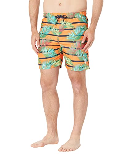 U.S. Polo Assn. Men's Color Leaf Swim Shorts