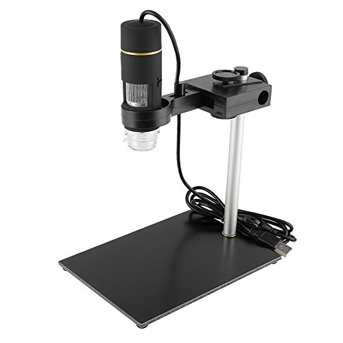 KKmoon Microscópio 1000X Ampliação USB Digital com Função OTG Endoscópio 8-LED Lupa Ampliador com Su