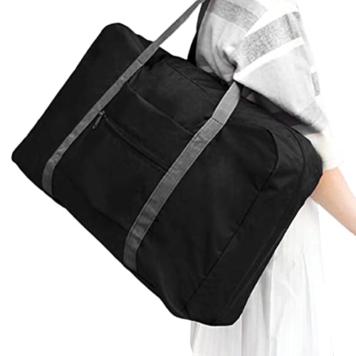 Travel Duffel Bag Foldable Weekend Hand Luggage Case for Travel Overnight Bag with Trolley Sleeve Carry on Luggage Gifts for Women Men Overnight3