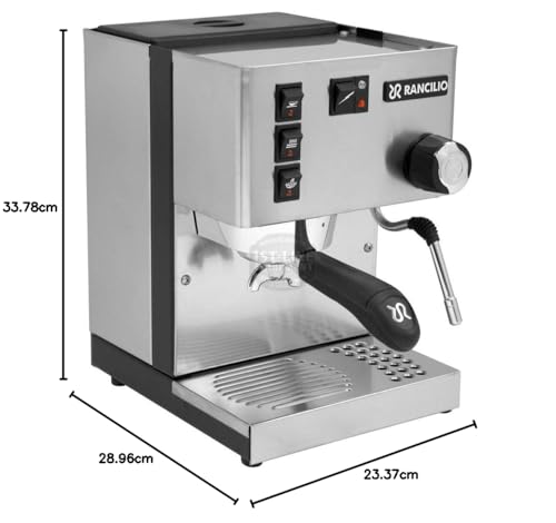 Cafetera espresso Rancilio Silvia argent pour un expresso authentique - 10