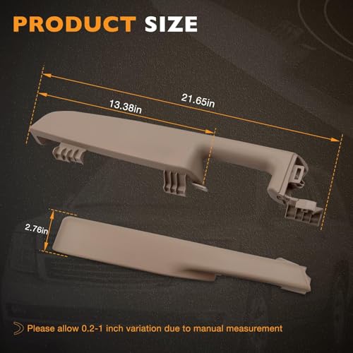 HQPASFY Passenger Right Side Front Door Armrest Handle, Beige, Fits Chevy by HQPASFY - Image 6