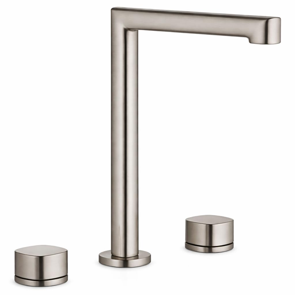 IMEX - Grifo Lavabo Bimando Toscana Grifería Baño en Latón Grifo para Lavabo Moderno Antigoteo Monturas Cerámicas Instalación Rápida