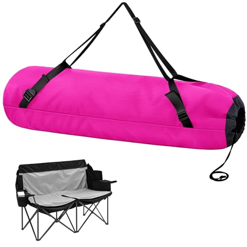 48" Large Camping Chair Bag Replacement, Folding Chairs Bag, Rose Red