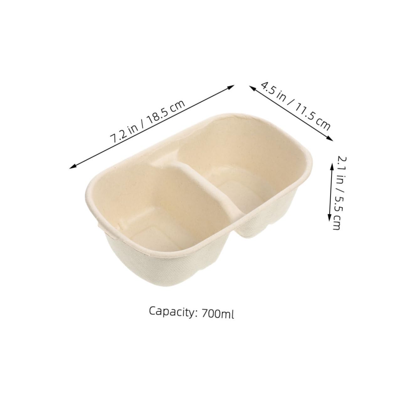 HANABASS Pet Bowl Extra Large 10pcs Disposable Cat Dog Feeding Bowl Pet Supplies