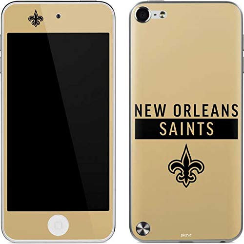 Skinit Decal MP3 Player Skin Compatible with iPod Touch (5th Gen&2012) - Officially Licensed NFL New Orleans Saints Gold Performance Series Design