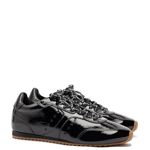 Stella Sneaker In Black Patent Leather2