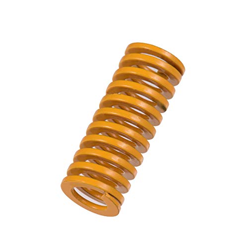 Yellow Mould Springs Heated Bed Compression Die Spring 10mm OD 25mm Length Compatible with Creality
