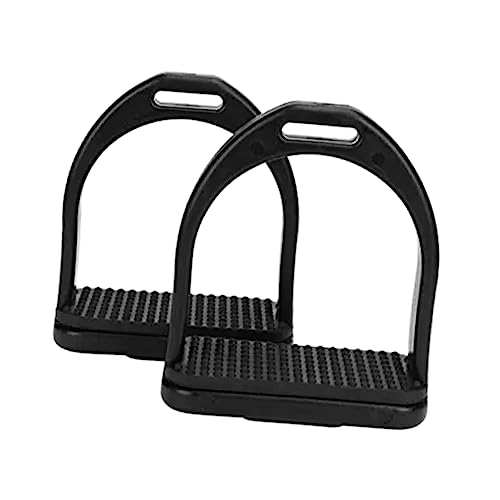 OHPHCALL Safety Saddle Stirrups Set Wide Base Wear-Resistant and Easy to Use for Horseback Riding