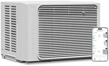 Windmill 5,000 BTU Window Air Conditioner - Cools up to 150 Sq. Ft. - Easy Install, Voice-Enabled, Remote Control & App Control, Energy-Efficient AC Unit for Small Spaces