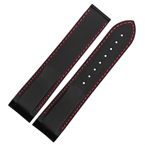 Bracelet incurvé 20mm silicone montre Omega Seiko sans espace