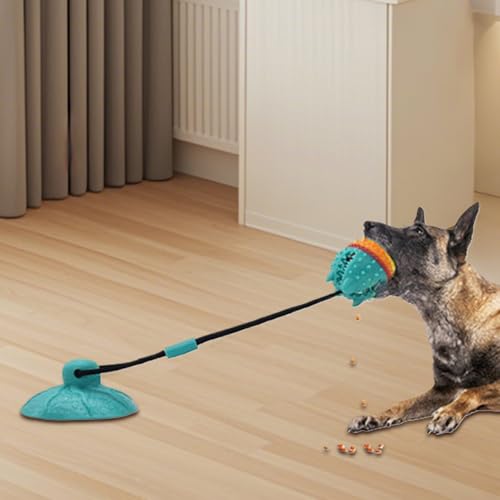 Jouet interactif à mâcher pour chien et chiot avec ventouse puissante