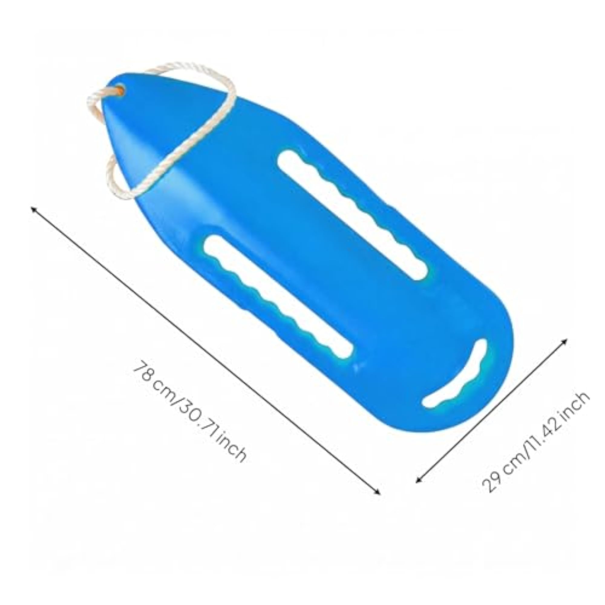 High-Density Polyethylene Water Rescue Buoy Board, Rigid Design