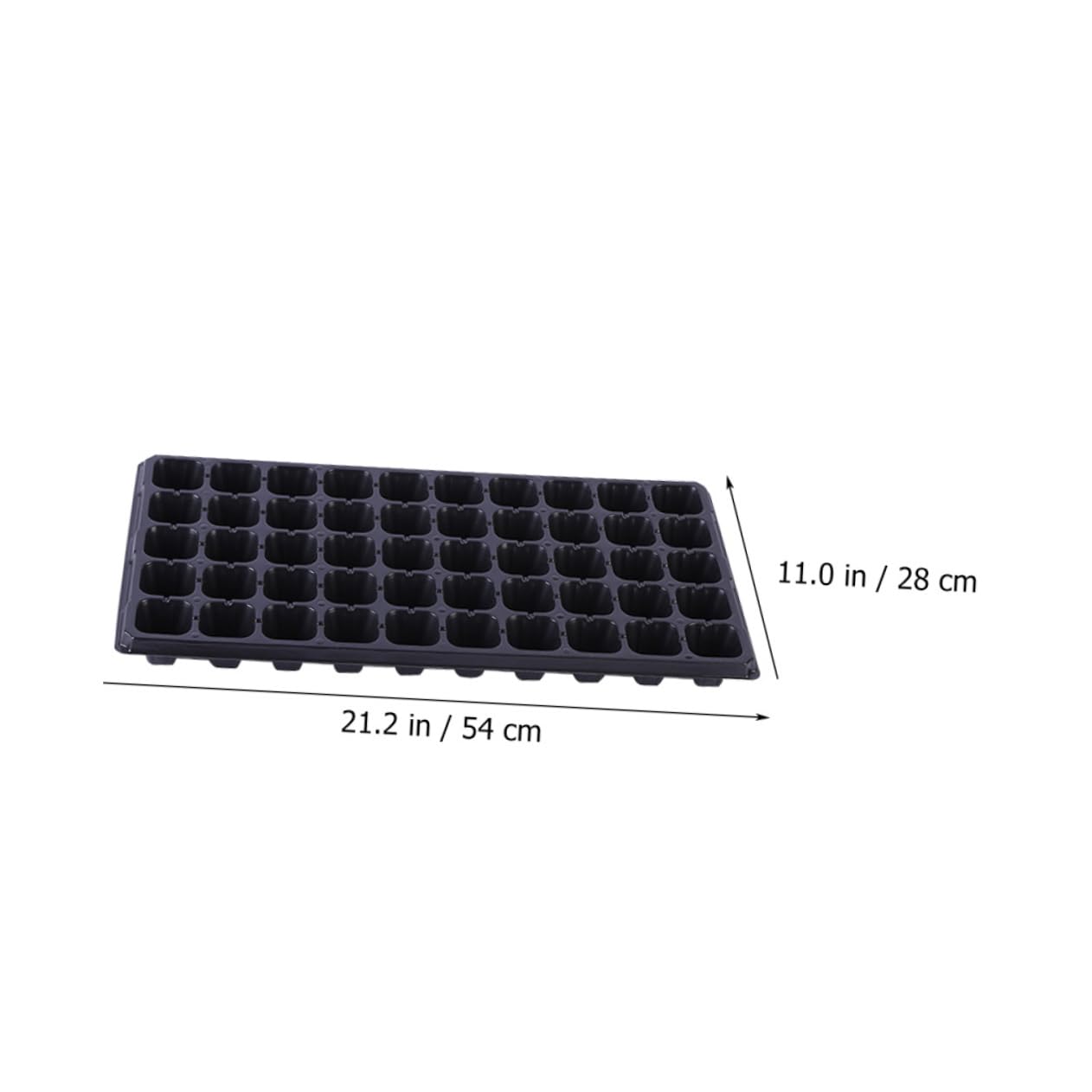Plateau De Germination pour Plantes Multi-Fentes en Plastique Plateau De Semis Support De Culture Intérieur Extérieur