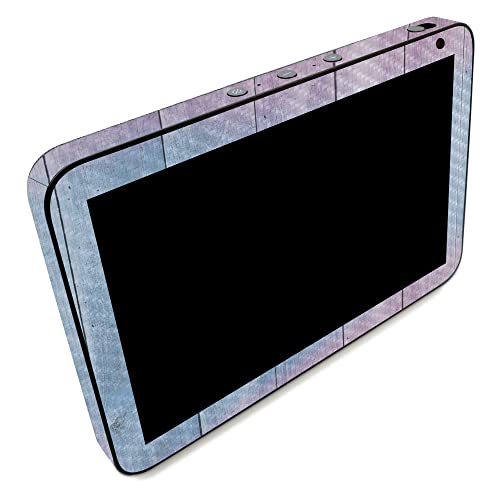 Image of MightySkins Carbon Fiber Skin Compatible with Amazon Echo Show 8 (Gen 2) - Wood Pastel | Protective, Durable Textured Carbon Fiber Finish | Easy to Apply | Made in The USA