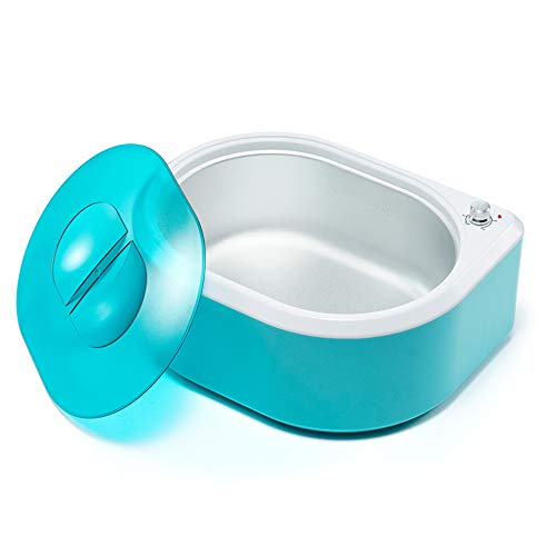 ZMXZMQ Paraffinwachsmaschine Für Hand Und Füße, Schnell Erhitzendes Paraffinbad Spa, Paraffin Spa Für Feuchtigkeitsspendende Und Beruhigende Haut,Blau,Package 2