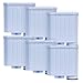 6× Fil-Fresh Aqua Clean CA6903/00 Wasserfilter für Saeco Philips Kaffeevollautomat, AquaClean Filter Filterpatrone Ersatzteile CA6903/10, CA6903/22, Kein Entkalken
