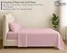SLEEP-NEST 4 Piece Sheet Set California Queen - 600 TC Premium Breathable 100% Cotton - Elastic All Around - Fits Mattress Upto 16 Inch, Deep Pocket, Extra Soft, Fit Easy, Baby Pink