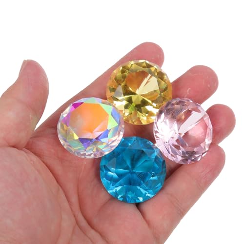Centros de mesa con cristales transparentes para bodas románticas 8