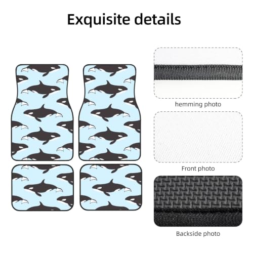 Alfombrillas para coche de neopreno estilo ballena ideales para viajes a la playa y campo 3
